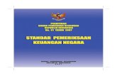 Ketua Ketua Badan Pemeriksa Keuangan Republik Indonesia SAMBUTAN Standar Pemeriksaan merupakan patokan bagi para pemeriksa dalam melakukan tugas pemeriksaannya. Seiring dengan perkembangan