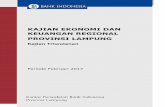Visi, Misi dan Nilai Strategis Bank Indonesia KAJIAN EKONOMI … · 2017-03-02 · mendorong pertumbuhan ekonomi yang berkualitas. 2. ... 3.2. Inflasi Kota-Kota di Provinsi Lampung.....