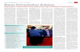 Senin, 9 Januari 2017 Utama Batasi Perombakan Kabinetgelora45.com/news/SP_20170110_3.pdf · sejalan dengan visi misi pemerintahan atau memper - oleh respons yang negatif dari masyarakat.