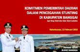 KOMITMEN PEMERINTAH DAERAH DALAM PENCEGAHAN … · KABUPATEN BANGGAI terletak di pesisir pantai jazirah Timur Pulau Sulawesi. Menjadi simpul pengembangan karena berhadapan langsung