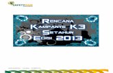 Rencana Kampanye K3 Setahun Edisi 2013 - lorco.co.id fileKami siap membantu Anda untuk rencana desain dan pengadaan berbagai media kampanye Kesehatan dan Keselamatan Kerja (K3) selama