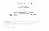 Tutorial MySQL - mrkhumaidi.files.wordpress.com file3 rows in set (0.00 sec) Catatan: Istilah database perlu dipahami dengan baik. ... Semakin banyak tabel, maka akan semakin besar