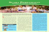 Suara Perdamaian - aida.or.id filedan Surakarta, Jawa Tengah. Dalam program itu korban dan mantan pelaku terorisme bersi-nergi menyuarakan perdamaian kepada generasi muda. Disajikan