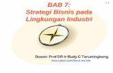BAB 7: Strategi Bisnis pada Lingkungan Industri - rudyct.com · Didominasi oleh beberapa perusahaan besar yg dalam operasinya saling mempengaruhi (interdependent) – kesuksesan strategi