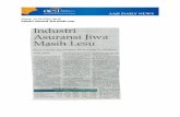 Kontan, 11/01/2019, Hal.20 Industri Asuransi Jiwa Masih Lesuaaji.or.id/file/uploads/content/file/Klipping 11.01.2018.pdf · Asosiasi Asuransi Jiwa Indonesia Undonesia Life Insurance