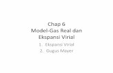Chap 6 Model-Gas Real dan Ekspansi Virialfismots.fi.itb.ac.id/FMF/wp-content/uploads/2017/02/... · 2017-02-12 · 1+ =1+ 12 1+ 13 1+ ... Linked-Cluster Expansions –Gugus Mayer