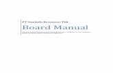 PT Samindo Resources Tbk Board Manual Manual... · PT Samindo Resources Tbk Board Manual is developed as a regulatory ... Latar Belakang 5 ... Perseroan Terbatas; 1.