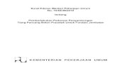 Surat Edaran Menteri Pekerjaan Umum No. 10/SE/M/2010 …nspkjembatan.pu.go.id/public/uploads/TahapPelaksanaan/SE/... · tiang pancang beton pracetak untuk fondasi jembatan. Tujuan