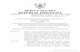 BERITA NEGARA REPUBLIK INDONESIA · 2018-06-06 · proses persidangan; d. mendampingi dan mewakili Penerima Bantuan Hukum pada saat mediasi; e. ... c. simulasi. (2) Penyelenggaraan