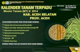 KAB. ACEH SELATAN PROV. ACEHnad.litbang.pertanian.go.id/ind/images/dokumen/katam-2014/06-asel.pdf · BPTP Aceh, Gugus Tugas BPTP ... Pemerintah Indonesia telah mencanangkan surplus