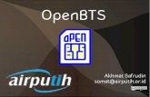 OpenBTS - suryaden · 8 OpenBTS 2.6.0 Mamou 9 SDCC (Source) 2.9.0 Perangkat Lunak. Pemasangan