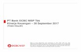 PT Bank OCBC NISP Tbk Kinerja Keuangan – 30 September 2017 · • Laba bersih mencapai Rp 1.669 miliar atau tumbuh sebesar 23% YoY pada periode 30 ... Ikhtisar Laba Rugi. 6 Rp.