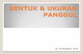 BENTUK & UKURAN PANGGULrepository.unimal.ac.id/3179/1/BENTUK & UKURAN PANGGUL.pdf · konjugata anatomica Panjang jarak dari pinggir atas simfisis ke promontorium (lebih kurang 11,5
