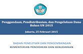 Penggandaan, Pendistribusian, dan Pengelolaan Dana Bahan ...mapendademak.org/wp-content/uploads/2015/03/03-02-Paparan-Rakor... · Paket Gab (Provinsi DKI. Jakarta, Papua, Papua Barat,