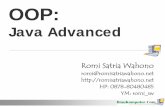 OOP - rekayasawebbl.files.wordpress.com · Memahami Sintaks dan Grammar Bahasa Java 3. Java Advanced:: Eksepsi, Thread, Java API 4. Java GUI:: Swing, GUI Component, Event Handling