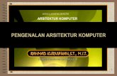 ASSALAMU’ALAIKUM · PDF filedesain CPU, sistem memori, sistem I/O, ... •2010 : Arsitektur komputer: suatu sistem yang dapat beradaptasi sendiri, struktur yang dapat