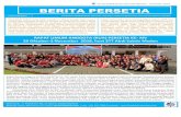 Berita PERSETIA No.28, Edisi Oktober Desember 2018 BERITA ... fileIbadah pembukaan RUA ke-XIV sarat dengan kekayaan budaya yang ada di Sumatera Utara. Tata liturgi dibalut dengan lagu