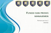 FUNGSI DAN PROSES MANAJEMEN - pdf.nsc.ac.idpdf.nsc.ac.id/19_48_05-Fungsi dan Proses Manajemen-20140401.pdf · Fungsi dan Proses Manajemen . MANAJER DAN PROSES MANAJEMEN. Perencanaan