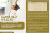 Syarat & ketentuan umum program: CASHBACK HINGGA RP … · 2019-02-18 · Syarat & ketentuan khusus cashback sebesar Rp 1.000.000,- (satu juta rupiah) dari PermataBlack World MasterCard: