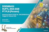 DISEMINASI RUPTL 2019-2028 PT PLN (Persero)djk.esdm.go.id/pdf/RUPTL/2019 03 18 Diseminasi RUPTL 2019-2028.pdf · 18 Maret 2019 PT PLN (Persero) DISEMINASI RUPTL 2019-2028 PT PLN (Persero)