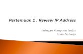 Jaringan Komputer lanjut Imam Suharjokuliah.imm.web.id/wp-content/uploads/2011/10/01-JarkomL-Review_IP.pdf · IP Public selain mempunyai Manfaat (Bisa diakses dari mana saja) juga
