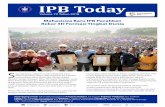 IPB Today Edisi 72 - biofarmaka.ipb.ac.idbiofarmaka.ipb.ac.id/biofarmaka/2018/IPB Today Edisi 072 Tahun 2018... · hewan dan daging kurban. “Kegiatan ini dilakukan dalam rangka