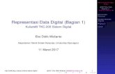 @2017,Eko Didik Representasi Posisional Representasi Data Digital …eprints.undip.ac.id/52392/1/TSK205-Kuliah#9-Representasi... · 2017-03-12 · Representasi Bilangan Digital @2017,Eko