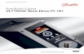 VLT® HVAC Basic Drive FC 101 - files.danfoss.comfiles.danfoss.com/download/Drives/MG18A69b.pdf · commissioning aman dari konverter frekuensi. ... cara memprogram dan mencakup keterangan