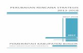 PERUBAHAN RENCANA STRATEGIS 2013-2018disbudpar.bogorkab.go.id/pdfdocs/RENSTRA PERUBAHAN 2013-2018... · IIIISU-ISU STRATEGIS BERDASARKAN TUGAS DAN FUNGSI 3.1. IDENTIFIKASI PERMASALAHAN