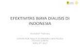 EFEKTIVITAS BIAYA DIALISIS DI INDONESIA - cheps.or.idcheps.or.id/wp-content/uploads/2017/04/Hasbullah-Thabrany_CAPD-HD... · Biaya Langsung Non-Medis 92 103,2 37.680 8.917,656 6.268