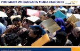 PROGRAM WIRAUSAHA MUDA MANDIRI - Kadin Indonesia · Penghargaan Wirausaha Muda Mandiri Beasiswa Wirausaha Muda Mandiri dan Beasiswa Mandiri Prestasi