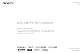 Solid-State Memory Camcorder · otomatis untuk kondisi pengambilan gambar saat ini terkait pemilihan filter. "Menyetel Keseimbangan Putih" (halaman 37) 4. Kenop MENU (halaman 88)