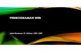 PEMROGRAMAN WEB - digital4rainsick.files.wordpress.com file08.03.2016 · CuriculumVitae • Pendidikan: • S1 TeknikInformatika, MinatStudiKecerdasarnBuatan, 2007, UniversitasIslam
