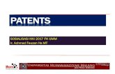 PATENTS - hki.umm.ac.idhki.umm.ac.id/files/file/WEB Patents FK UMM.pdf · Penguatan PROPOSAL & PENELITIAN PKM ... CONTOH-CONTOH SITUS ... (Romadhoni, Manajemen HKI, ITB) JapanPatentOffice