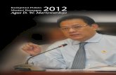 Kompilasi Pidato Menteri Keuangan 2012 Kompilasi Pidato … mk 2012... · 2014-01-22 · Pertumbuhan positif IHSG tersebut membawa nilai kapitalisasi pasar saham atau ; ... namun