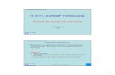 TI10T1: KONSEP TEKNOLOGI - sinauekooke.files.wordpress.com file8 TI10T1: Konsep Teknologi - 02 15 Departemen Teknik Industri FTI-ITB TEKNOLOGI (DEFINISI) (1) • TEKHNOLOGIA (Greek)