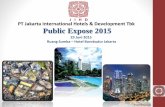 PT Jakarta International Hotels & Development Tbk Public …jihd.co.id/wp-content/uploads/2016/01/Public-Expose-2015-for... · Struktur Perusahaan Kegiatan Perusahaan 2014 Ikhtisar
