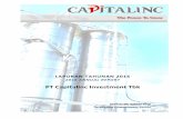 PT Capitalinc Investment Tbk - idx.co.id · Perseroan sejak awal hingga pertengahan ... sampai dengan dikeluarkannya Laporan ... Pemboran sumur eksplorasi, yaitu: ...