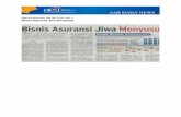 Bisnis Indonesia, 28/08/2018, Hal. 1 Bisnis Asuransi …aaji.or.id/file/uploads/content/file/klipping 28 AGustus...sebesar 8.7% dan sebesar 9, 7%." urai an sit kuartaj I jiwa trurusn