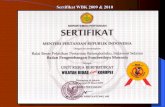 PowerPoint Presentation · KEMENTERIAN PERTANIAN SERTIFIKAT MENTERI PERTANIAN REPUBLIK INDONESIA Dengan ini menetapkan: Balai Besar Pelatihan Pertanian Batangkaluku Badan Penyuluhan