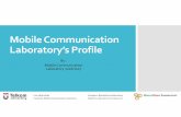 Mobile Communication Laboratory’s Profile - hmtt-telco.com · History Laboratorium Komunikasi Bergerak (M obile Communication Laboratory) adalah salah satu laboratorium yang dimiliki