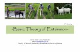 -Basic Theory of Extension- fileKonsep Penyuluhan Proses pendidikan informal bertujuan merubah perilaku petani agar mampu memperbaiki cara ... (DALAM PENYULUHAN PERTANIAN DI LANDASI: