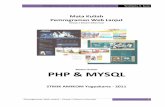 PHP & MYSQL - Universitas AMIKOM Yogyakartaelearning.amikom.ac.id/index.php/download/materi/... · STMIK AMIKOM Yogyakarta - 2011. PEMROGRAMAN WEB LANJUT – PHP & MYSQL Widhiarta,