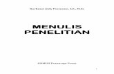 MENULIS PENELITIAN - eprints.umpo.ac.ideprints.umpo.ac.id/2852/2/Menulis Penelitian.pdf · G. Tata Bahasa Bahasa apa pun yang dipakai dalam karya ilmiah (Indonesia, Inggris atau bahasa