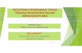 EKSISTENSI PENDIDIKAN TINGGI TENAGA KESEHATAN …lp3m.unik-kediri.ac.id/wp-content/uploads/2018/02/...Masyarakat Ekonomi ASEAN (MEA) menuntut pengembangan kualitas SDM secara formal