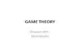 Disusun oleh : Khamaludinkhamaludin.com/wp-content/uploads/2018/03/Metode-Stokastik-Pertemuan-6.pdf · DEFINISI •Teori permainan (game theory) adalah bagian dari ilmu pengetahuan