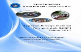 PEMERINTAH KABUPAEN LAMONGAN · bentuk laporan pertanggungjawaban kepada Kepala Daerah Kabupaten Lamongan. Laporan Akuntabilitas Kinerja Instansi Pemerintah Tahun 2017 ... Kasubbag