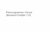 Pemrograman Visual (Borland Delphi 7.0)rama.staff.gunadarma.ac.id/Downloads/files/18946/Pengenalan+Delphi.pdfContoh utama perangkat lunak aplikasi adalah pengolah kata, lembar kerja,