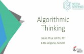 Algorithmic Thinking - sisil.dosen.ittelkom-pwt.ac.idsisil.dosen.ittelkom-pwt.ac.id/wp-content/uploads/sites/3/2018/01/12-Algorithmic... · memori internal untuk menyimpan data dan