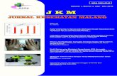 J K M - rsusaifulanwar.jatimprov.go.idrsusaifulanwar.jatimprov.go.id/wp-content/uploads/2019/01/Jurnal-Kesehatan-3.pdf · Pemeriksaan OAE didapatkan refer D/S pada 100 penderita (54,34%),